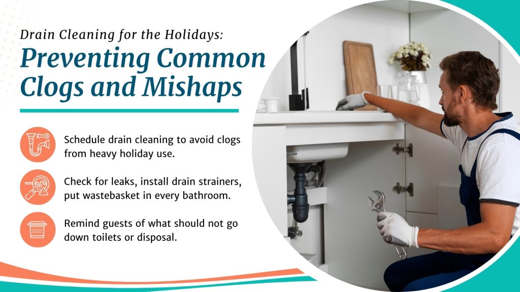 Holiday drain cleaning tips to prevent clogs and plumbing issues